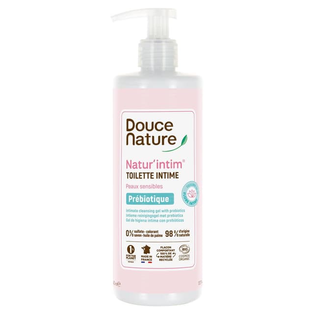 3517360030198 - Douce Nature - Gel Toilette intime CosméBio Eau Florale Rose