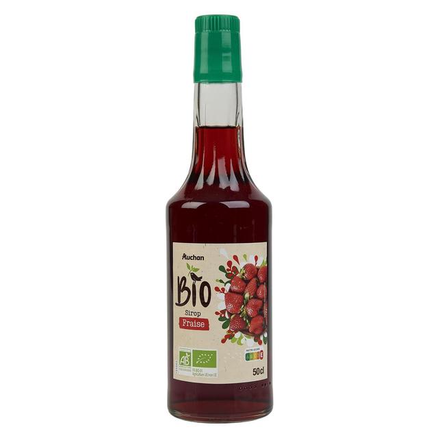 3596710540198 - Auchan BIO - Sirop de fraise bio