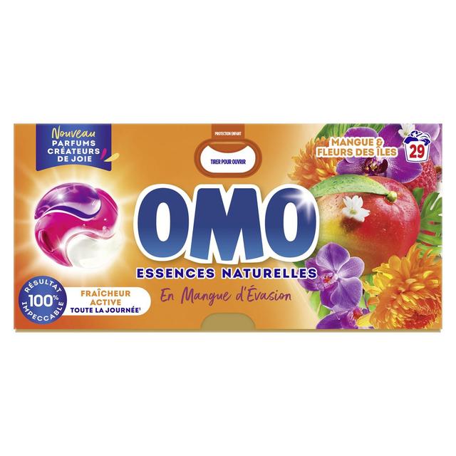 8720181510298 - Omo - Lessive capsules 3 en1 mangue et fleurs des îles