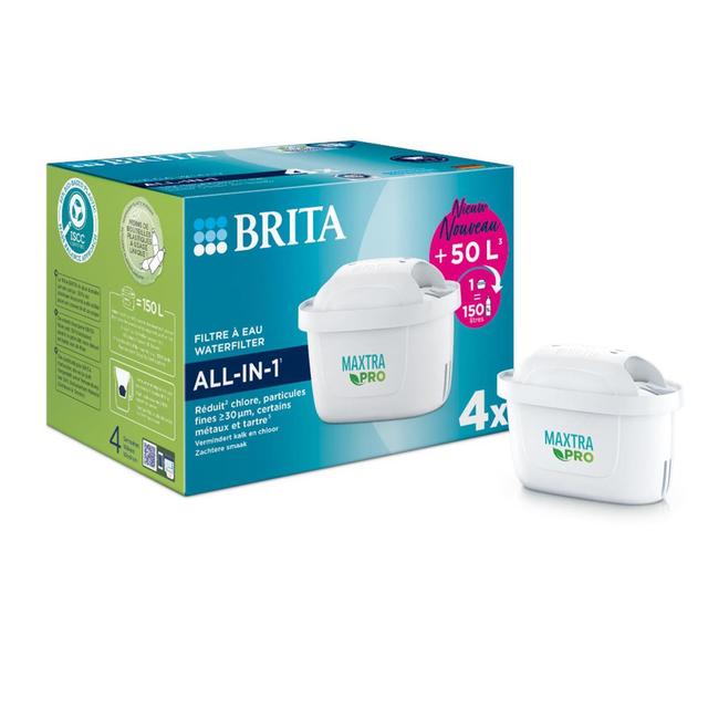 4006387120498 - BRITA - 4 Cartouches Filtrantes Maxtra Pro All-in 1