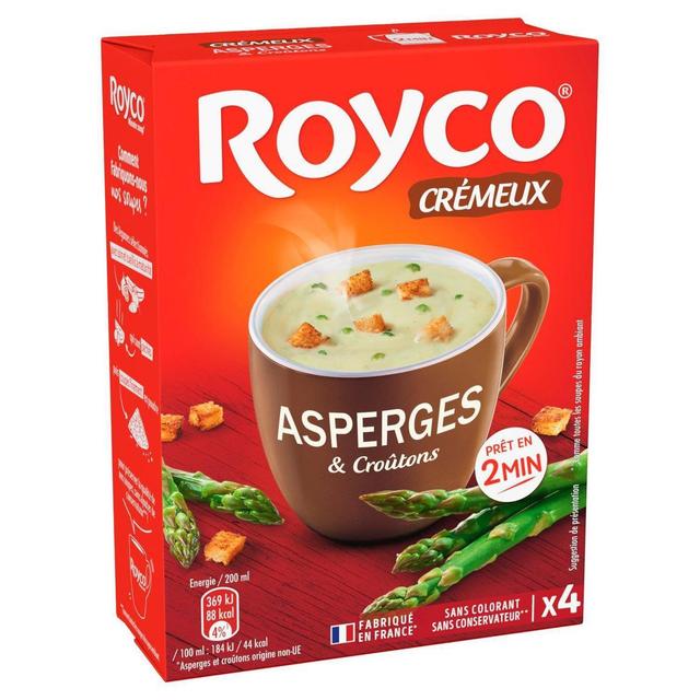 3036812020698 - Royco - Soupe Crème d'asperge et croûtons - 4 sachets instantanée