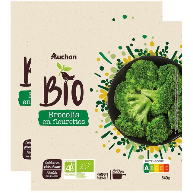 2050000411298 - Auchan BIO - Brocolis en fleurettes bio