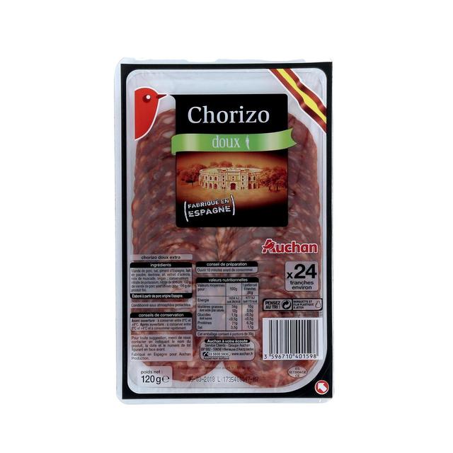 3596710401598 - Auchan - Chorizo Doux