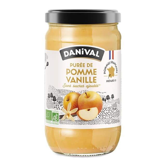 3431590001998 - Danival - Dani'Pom purée de Pomme & Vanille bio