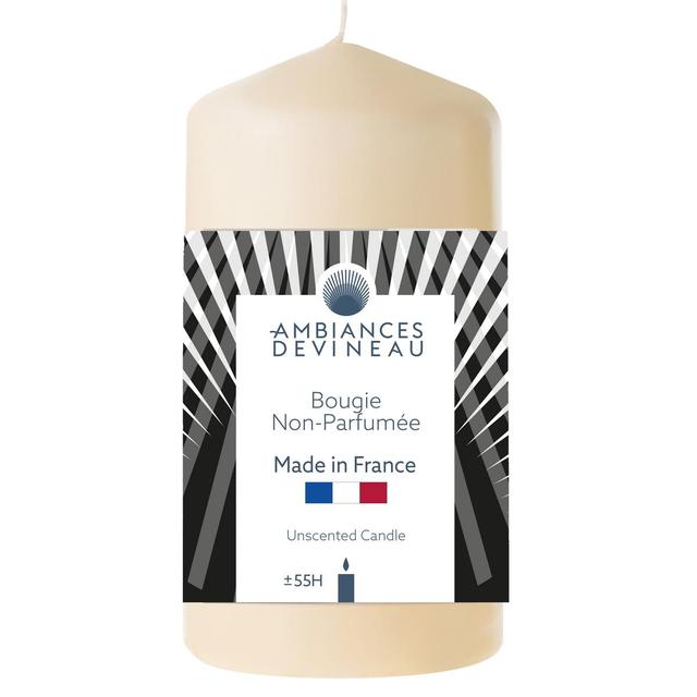 3482356723098 - Ambiances Devineau - Bougie cylindrique Ivoire