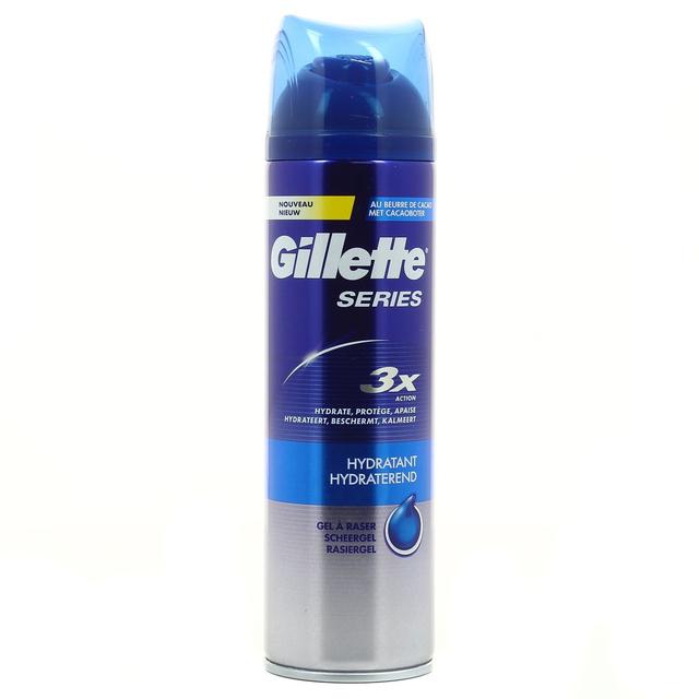 7702018404698 - Gillette - Gel à raser hydratant au beurre de cacao