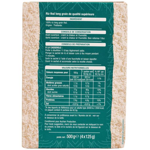 3596710425198 - Auchan - Riz thaï sachet cuisson