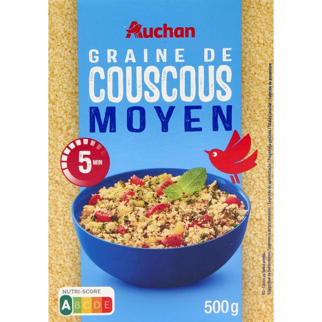 3254560066298 - Auchan - Couscous moyen