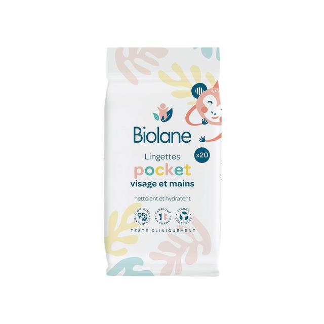 3286010077998 - Biolane - Lingettes visage et mains