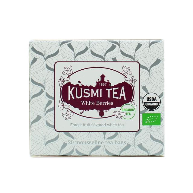 3585810098098 - Kusmi Tea - Thé white berries bio - Etui 20 sachets mousseline