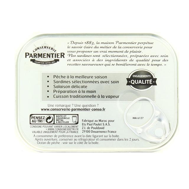 3019081238698 - Parmentier - Sardines à l'huile de tournesol