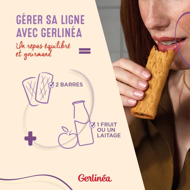 3175681209398 - Gerlinéa - Barres Fourrées Chocolat Noisettes