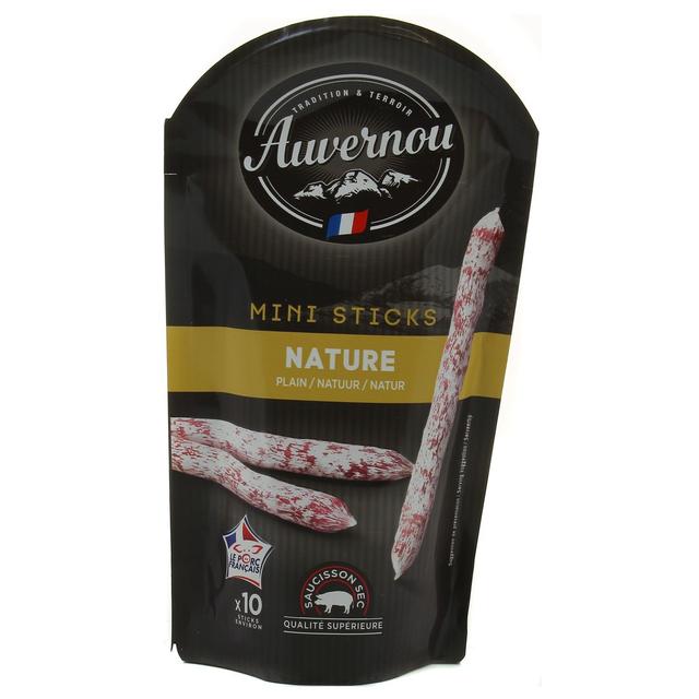 3579260039398 - Auvernou - Mini Sticks Saucisson Sec Nature Qualité Supérieure