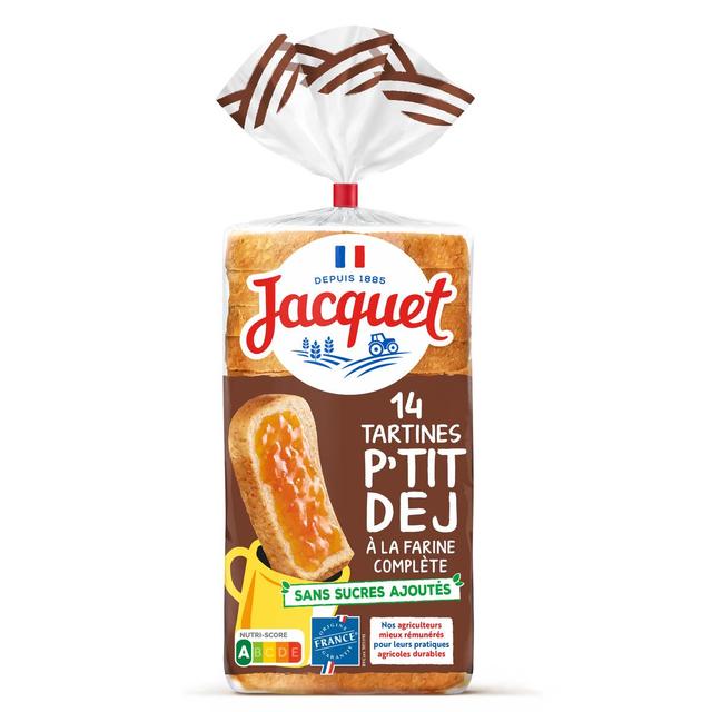 3029330069898 - Jacquet - Pain de Mie Complet Tartine P'tit Dej