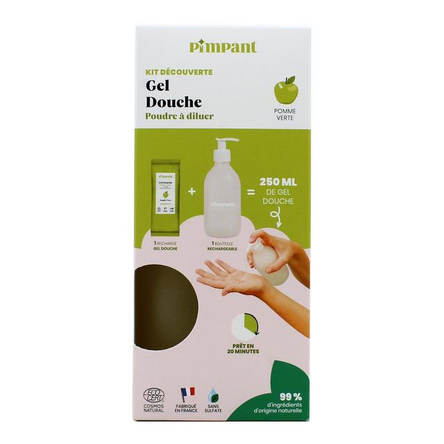 3760349451099 - Pimpant - Gel douche pomme verte kit Découverte