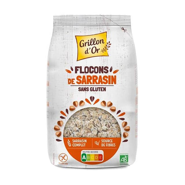 3421557701399 - Grillon Or - Flocons de Sarrasin, sans gluten, Bio