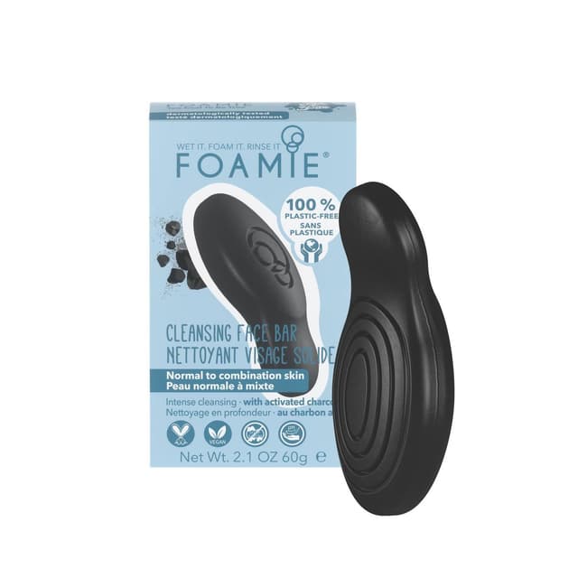 4063528001399 - Foamie - Nettoyant solide Too Coal To Be True - peaux normales à grasses