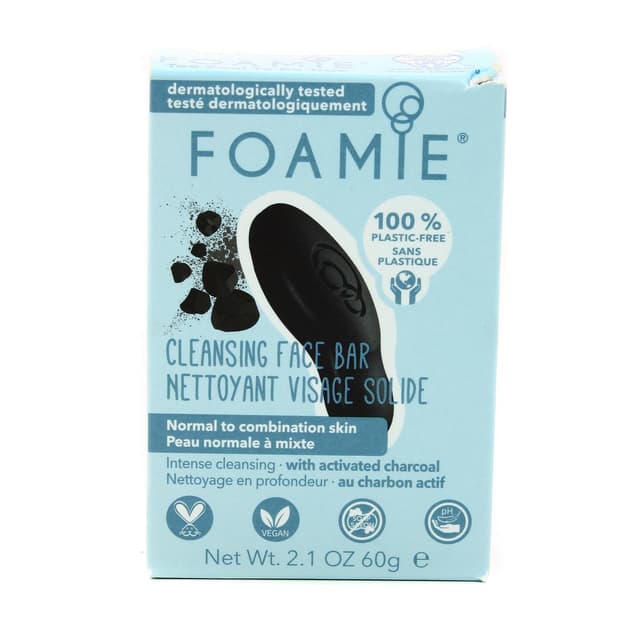 4063528001399 - Foamie - Nettoyant solide Too Coal To Be True - peaux normales à grasses