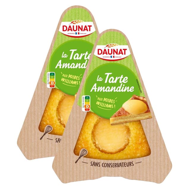 3367651006193 - DAUNAT - Tarte amandine aux poires