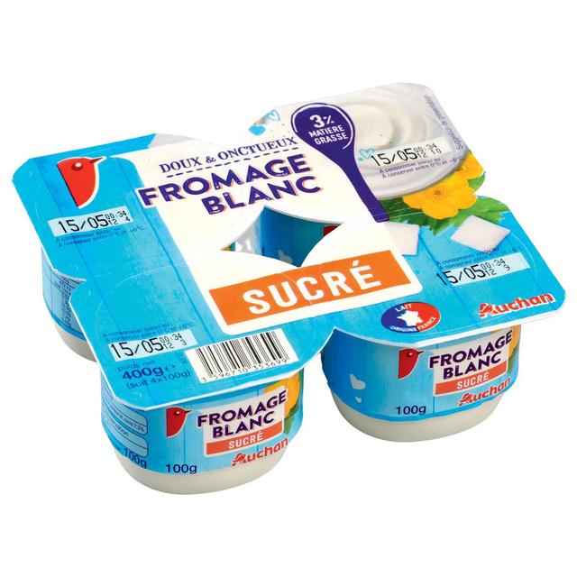 3596710353699 - Auchan - Fromage blanc sucré 3%mg