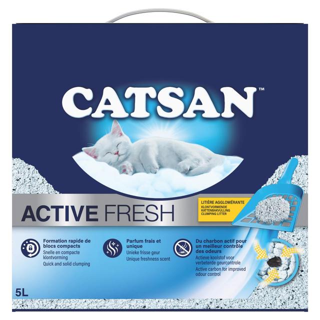 4008429104299 - Catsan - Litière Minérale Agglomérante Active Fresh pour chat