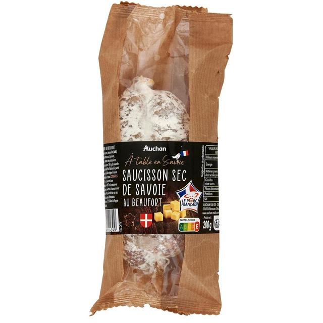 3596710424399 - Auchan Terroir - Saucisson Sec de Savoie au Beaufort