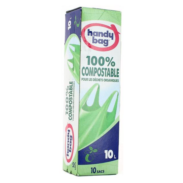 4008871214799 - Handy Bag - Sacs à nouer 10L 100% compostable