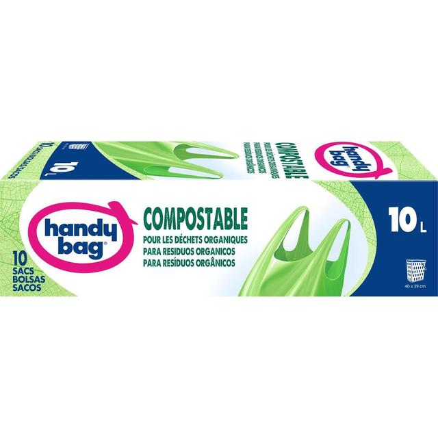 4008871214799 - Handy Bag - Sacs à nouer 10L 100% compostable