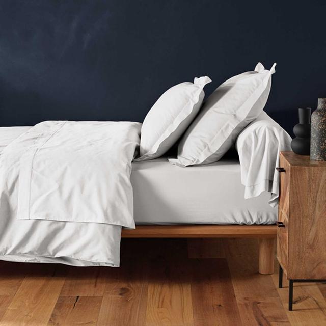 3574386445399 - Douceur D Interieur - Drap housse 1 personne uni blanc