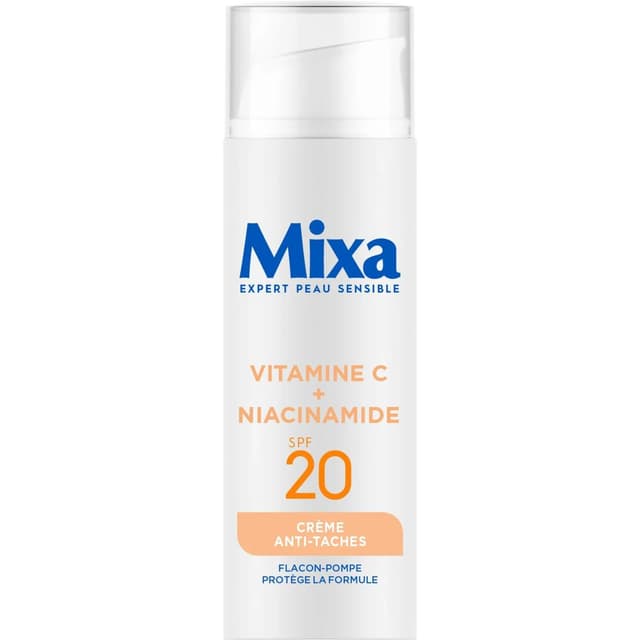 3600551156699 - Mixa - Crème Anti-tâches Corps Teint Irregulier Vitamine C Niacinamide SPF20
