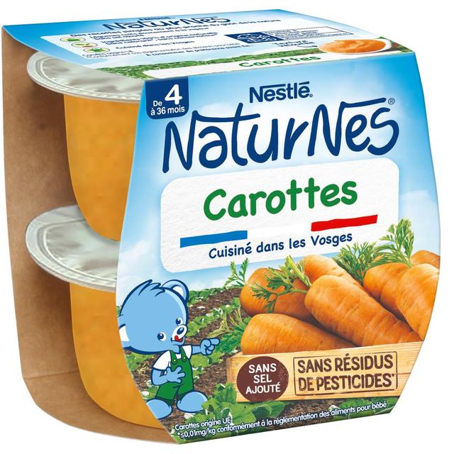 7613031477999 - Nestlé - Naturnes - Carottes Bol Bébé Dès 4 mois