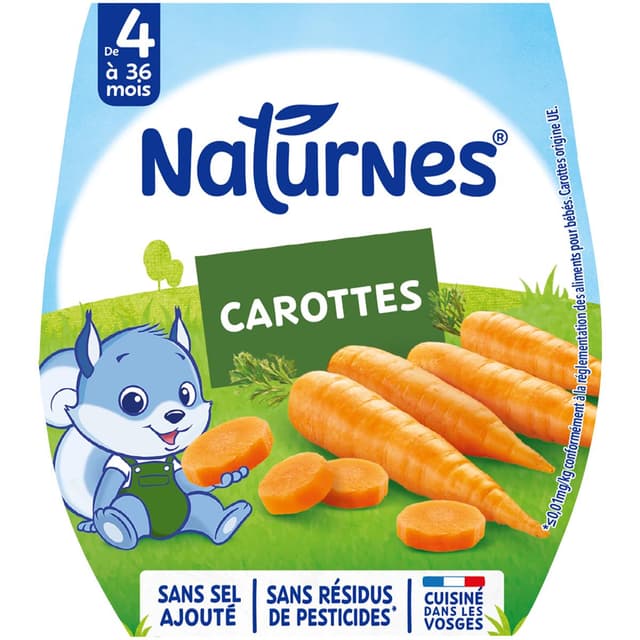 7613031477999 - Naturnes® - Carottes Bol Bébé Dès 4 mois