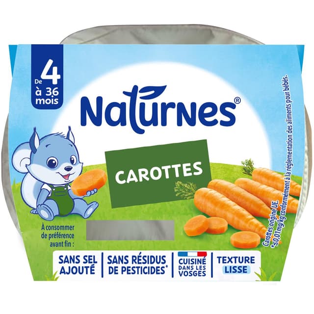 7613031477999 - Naturnes® - Carottes Bol Bébé Dès 4 mois