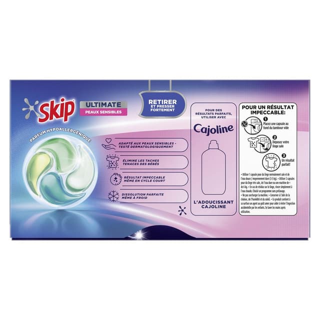 8720181899799 - Skip - Lessive Capsules Hypoallergénique Ultimate