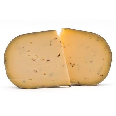 Le Chariot à fromages, Artisan Fromager Gouda à la Truffe - Lait de vache pasteurisé, environ 200g