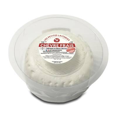 3475432001500 - Les Petites Laiteries - Chèvre Frais Nature - Lait de chèvre pasteurisé