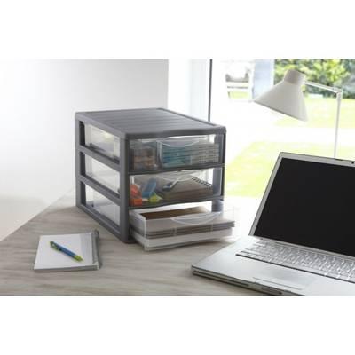 3234530001900 - Sundis - Mini tour de rangement orgamix a4 Argent