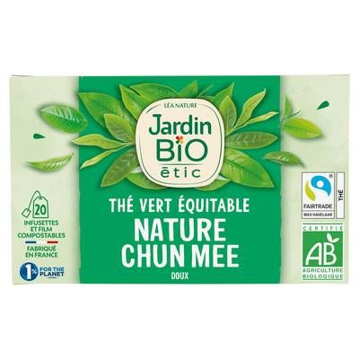 Jardin Bio Etic Thé Vert Nature Doux Bio - 20 sachets, 30g