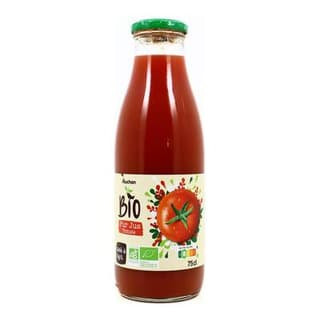 Auchan BIO Pur jus tomate bio, 75cl