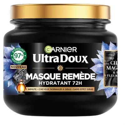 Garnier - Ultra Doux Masque Remède Equilibrant Charbon Magnétique, 340ml