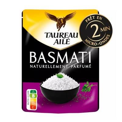Taureau Ailé Riz Micro-ondes Express Basmati Nature, 220g