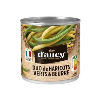 3017800230701 - D'aucy - Duo Haricots Verts et Haricots Beurre
