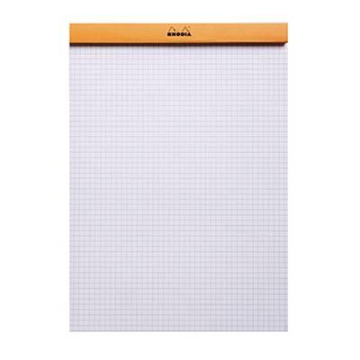 3037920182001 - Rhodia - Un Bloc-notes A4 21x29,7 cm petits carreaux N°18