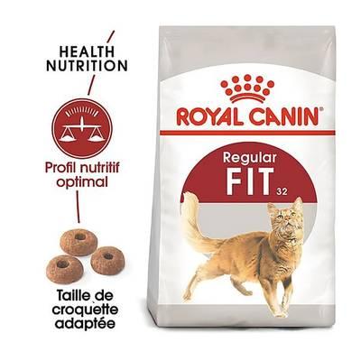 3182550702201 - Royal Canin - Croquettes Fit 32 Profil Nutritif Optimal pour Chat Adulte