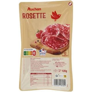 Auchan Rosette, 12 tranches - 120g