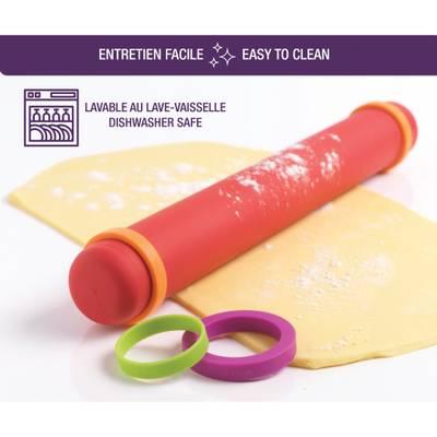 3485990118701 - Mastrad - Rouleau à pâtisserie Ajustable et anti adhérent