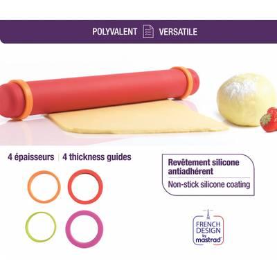 3485990118701 - Mastrad - Rouleau à pâtisserie Ajustable et anti adhérent