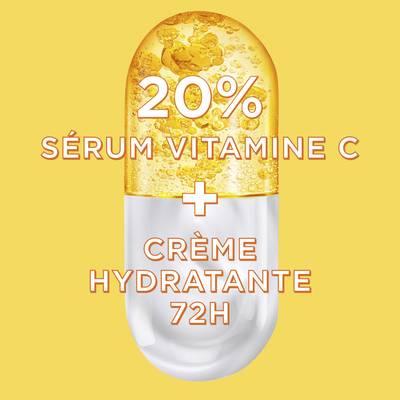 3600542449601 - Garnier - Sérum Crème Vitamine C 2en1 Booster d'éclat