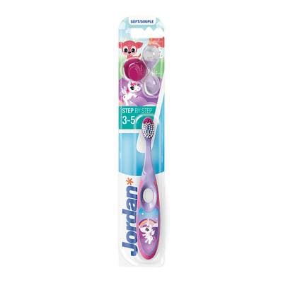 Jordan Brosse à dents Souple Enfant 3-5 Ans, 1 brosse à dents