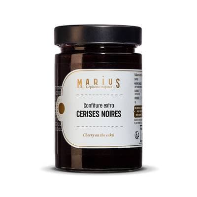 Marius, L'Épicerie Inspirée Confiture Extra Cerises Noires, 375g